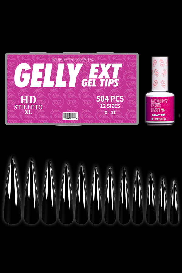 Stiletto HD XL- Gelly Tips & Gelly Base Bundle | money4nails