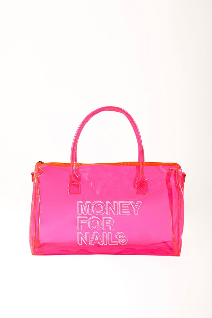 Pink Jelly Duffle Bag