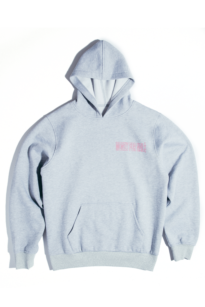 Grey Money For Nails Hoodie