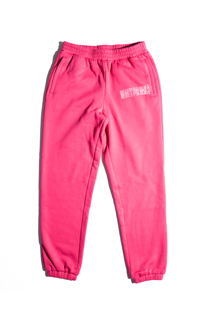Pink Money For Nails Sweats